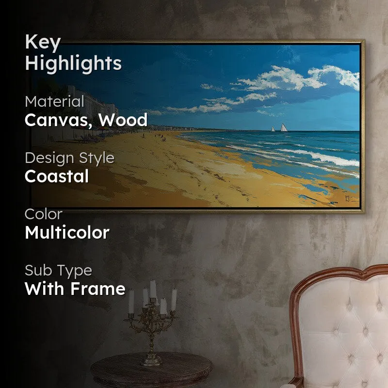 Halcyon Canvas Wall Painting With Frame media 2