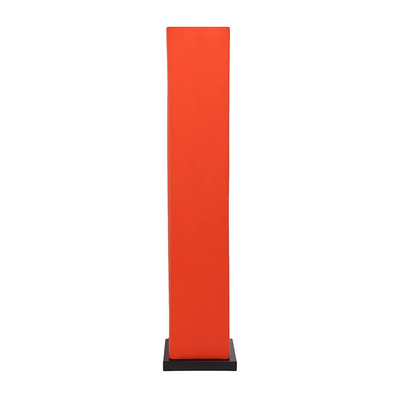 Ruya Wooden Tower Floor Lamp - Orange media 3