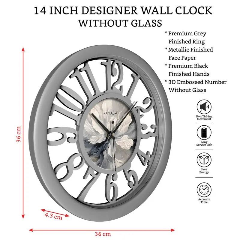 Margaux Grey Wall Clock media 4