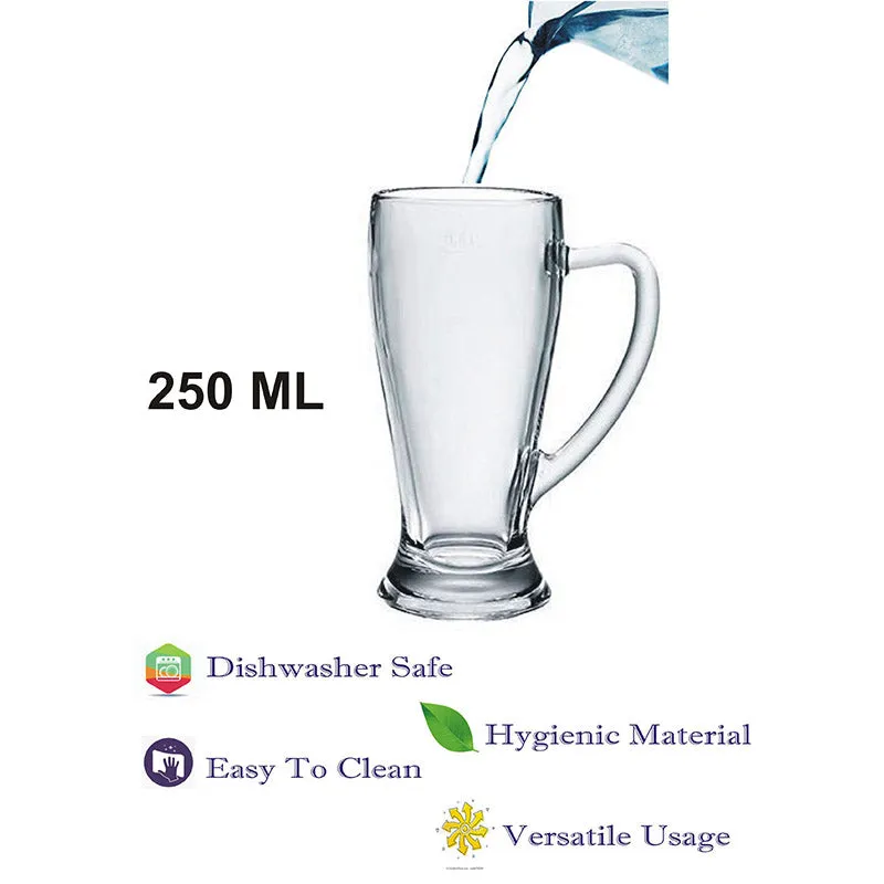 Rodia Beer Mug (250 ML) - Set Of Four media 4