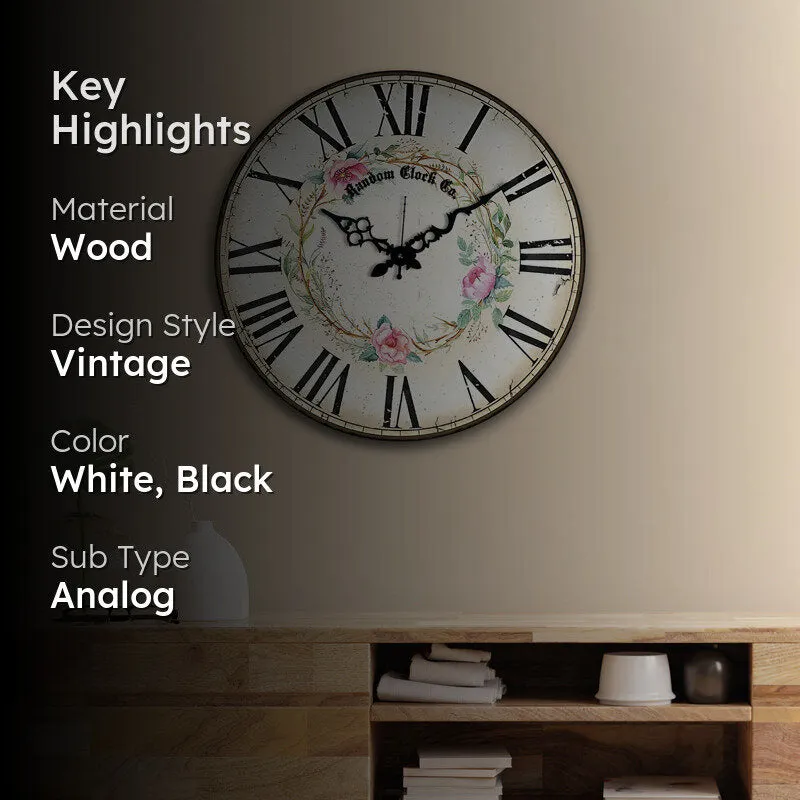 Halsten Wood Analog Wall Clock media 2