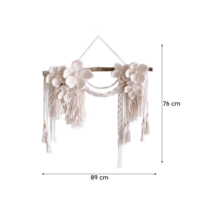 Daisy Garden Macrame Wall Accent media 5