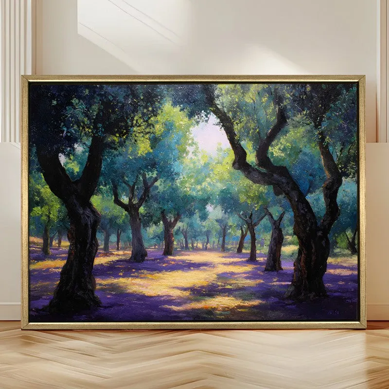 Whisperwood Canvas Wall Painting With Frame media 4
