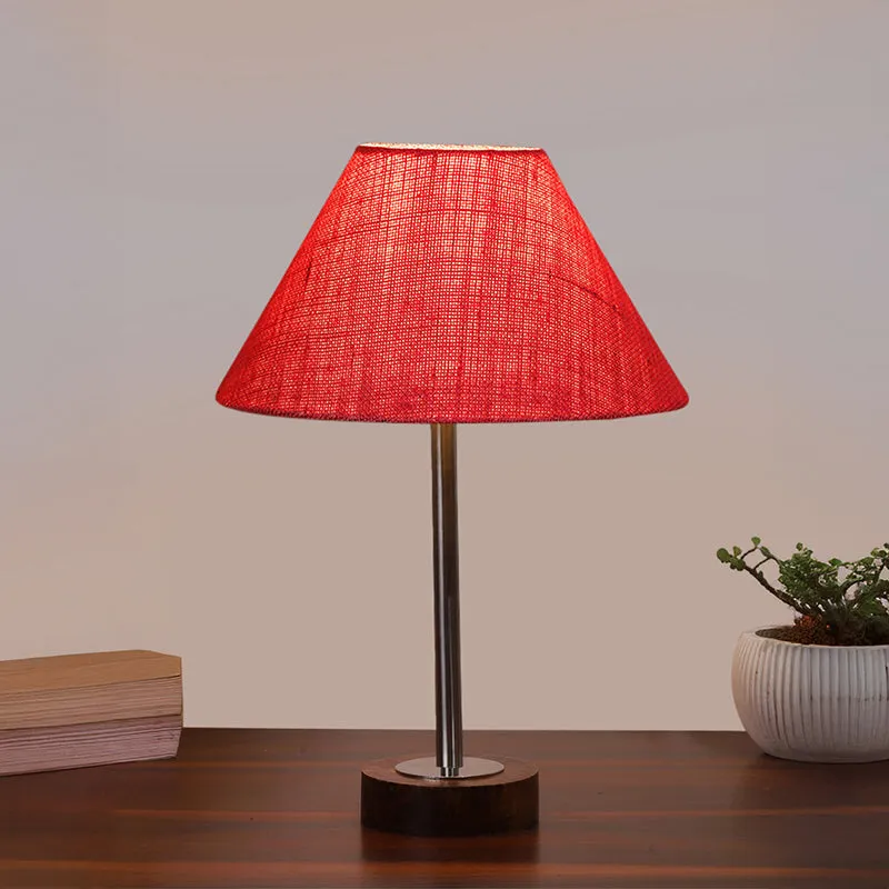 Sienna II Rodin Wooden Table Lamp - Pink,Silver,Brown media 2