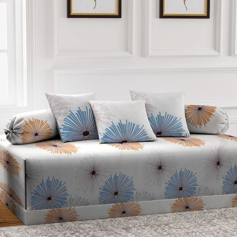 Lavixa Printed Diwan Set - Six Piece Set media 3