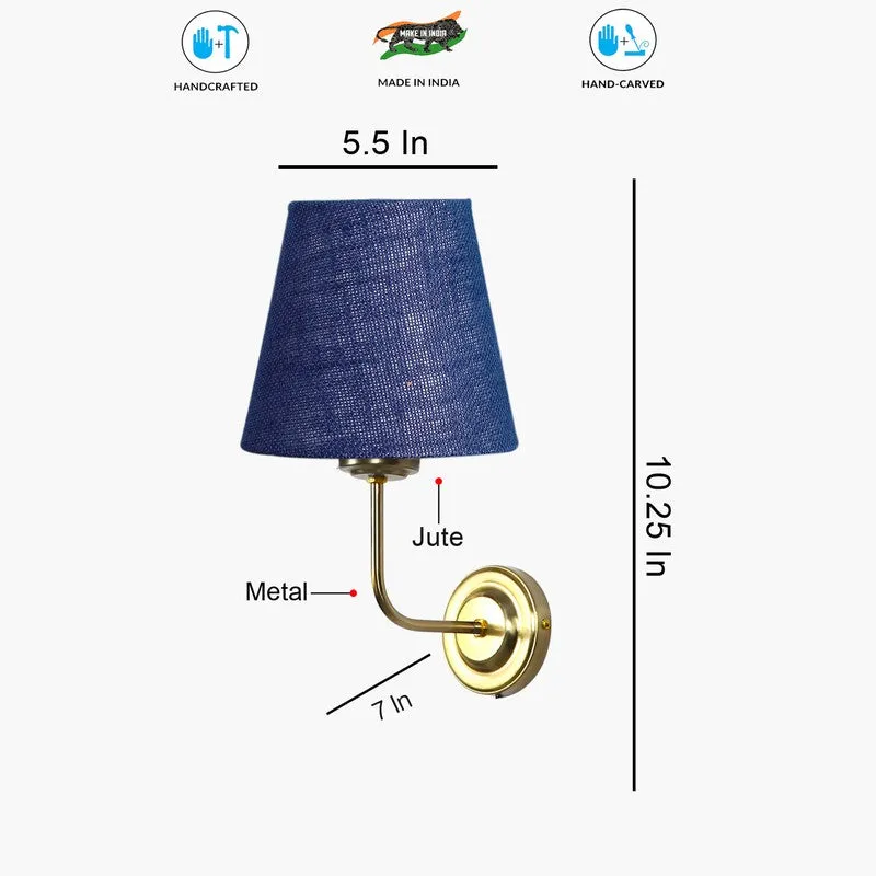 Lumoire Cone Metal Wall Lamp - Blue media 8