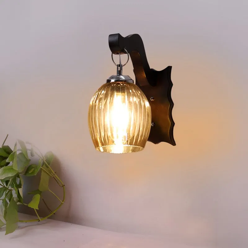 Vintage Glow Arched Glass Wall Lamp media 4