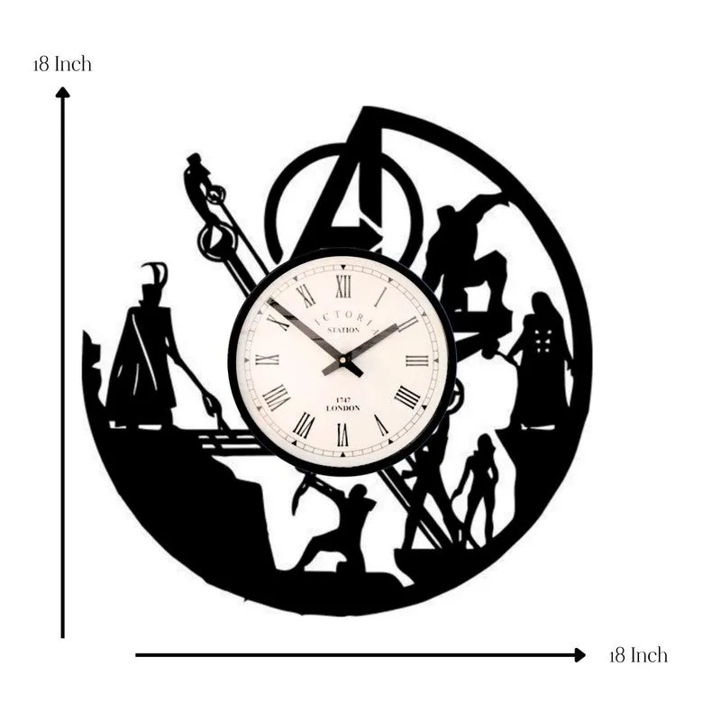 Astronyx Steel Analog Wall Clock - Black media 7