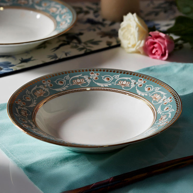 India Circus Imperator Bone China Pasta Plate - Set Of Two media 4
