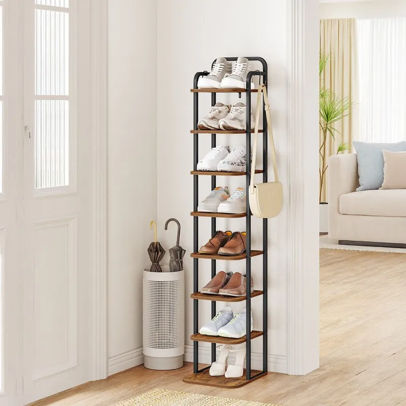 Refined Metal Shoe Rack - Black media 4