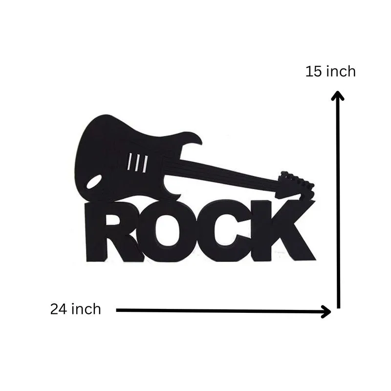 Rock Music Black Iron Wall Accent media 5
