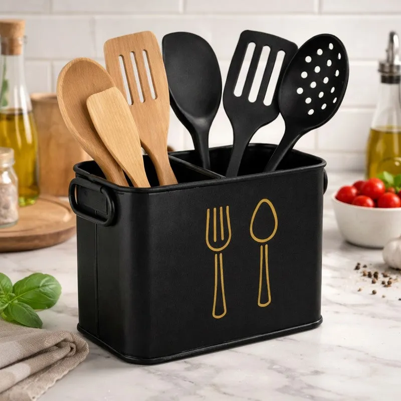 KitchenPro Rust-Free Cutlery Stand - Black media 6