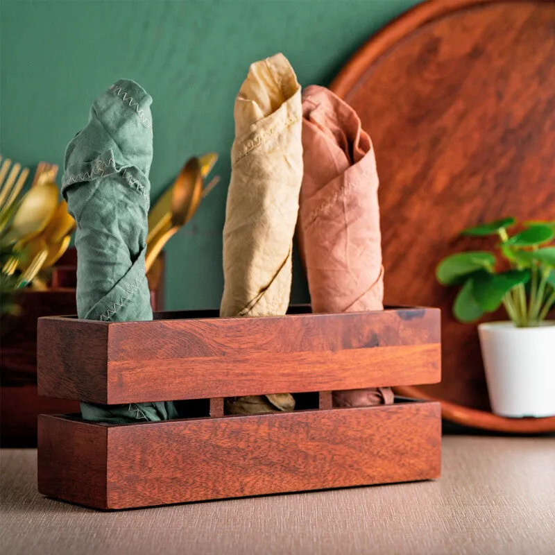 Zera Wooden Cutlery Holder media 4