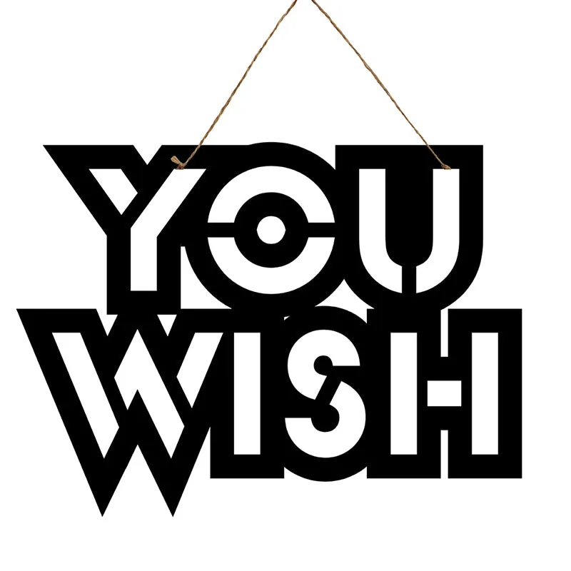 You Wish Mild Steel Wall Accent media 3