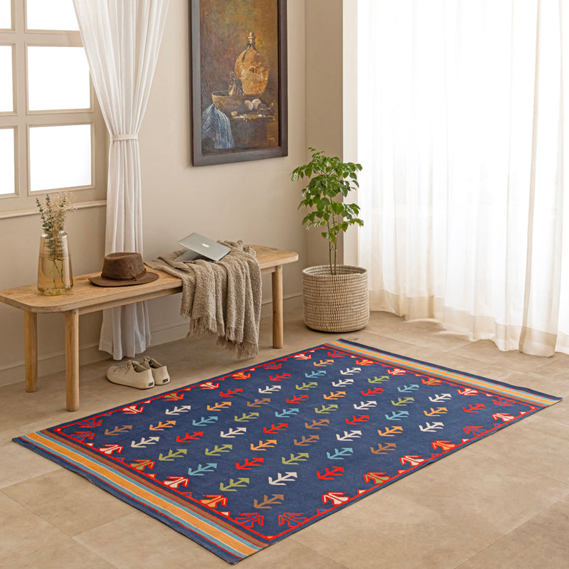 Neelaj Handwoven Cotton Rug media 3