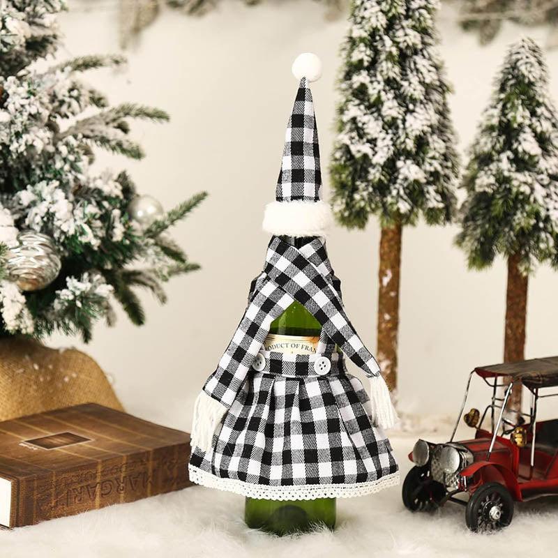 Kris Kringle Wine Bottle Cover - Set Of 2 media 4