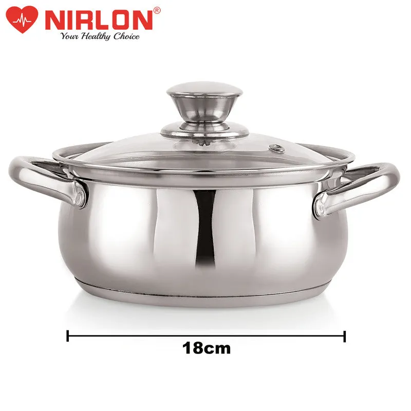 Nirlon Handi With Lid - 2900 mL/7 Inches media 3