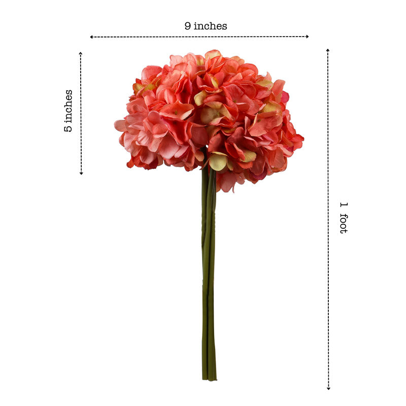 Artificial Realistic Hydrangea Flower Bouquet - Pink media 7
