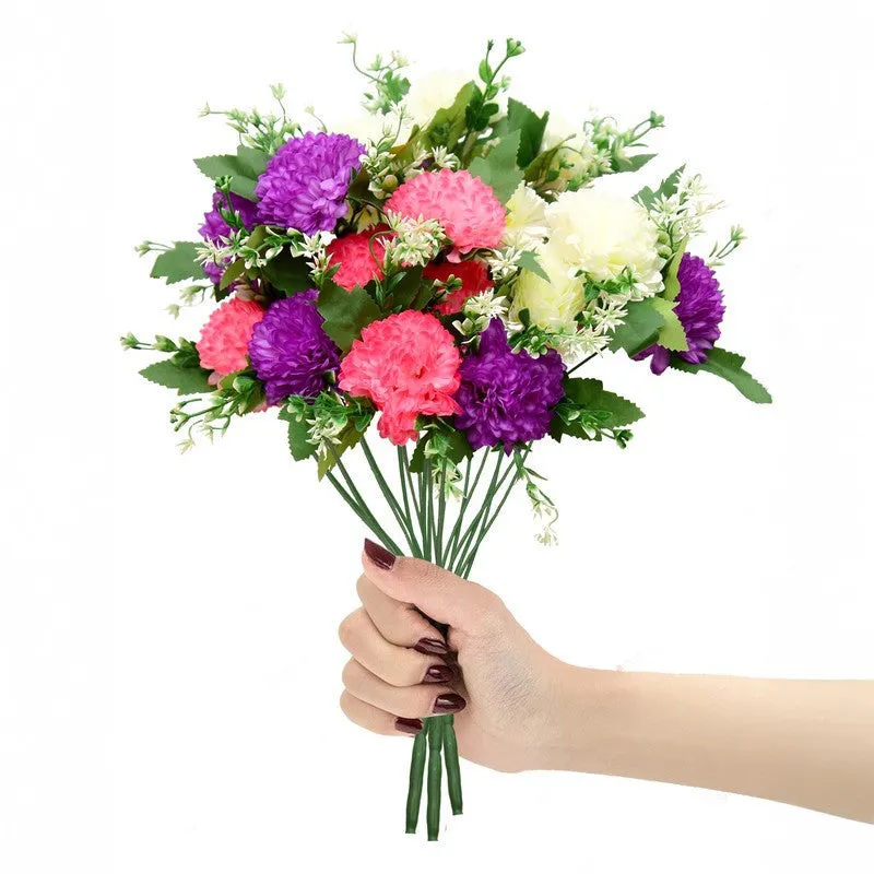 Velvet Petals Real Touch Artificial Flowers - Set Of Three media 3
