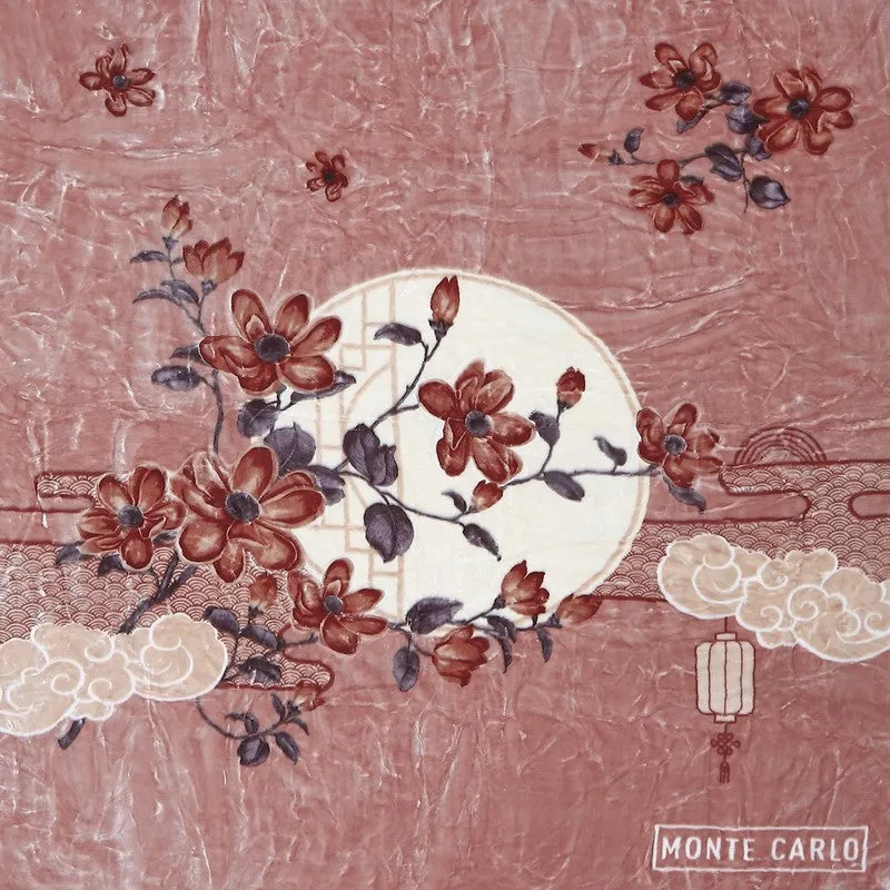 Monte Carlo Serene Land Reversible Blanket (Peach) - 850 GSM media 7