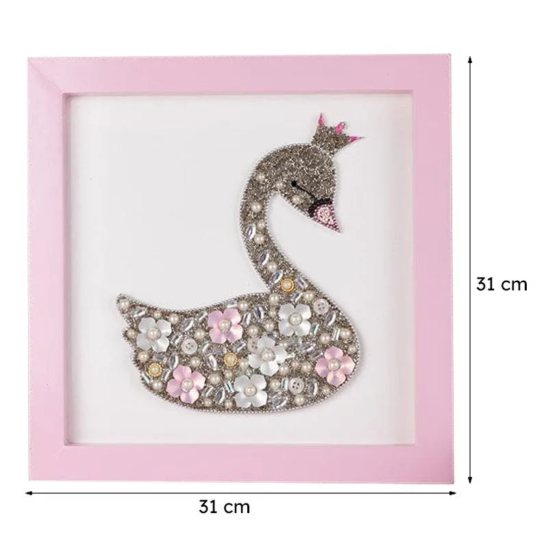 Sweet Swan Shine MDF Wall Accent - Swan Love Collection media 8