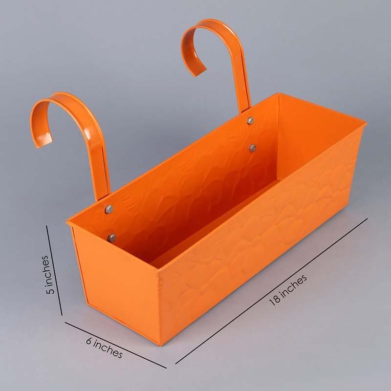 Yin & Yang Planter Set- Green/Orange media 4