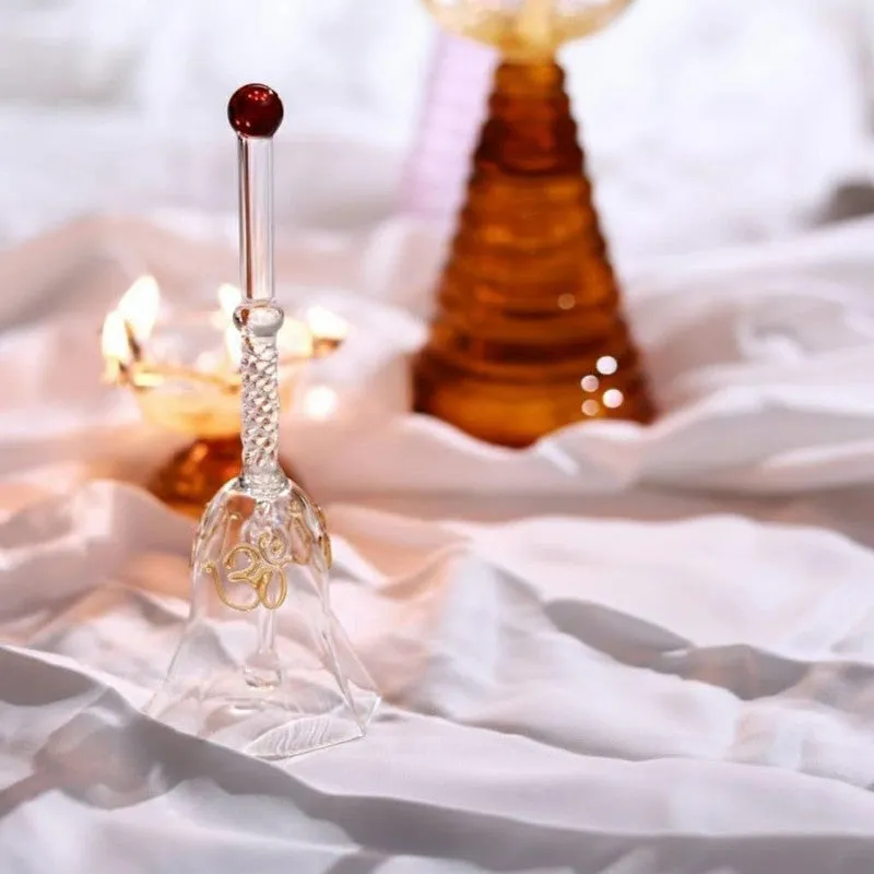 Spiritual Harmony Glass Pooja Bell media 4