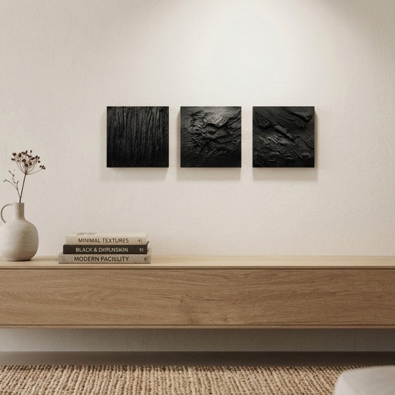 Shadow Handcrafted Wall Art - Set of Three media 5