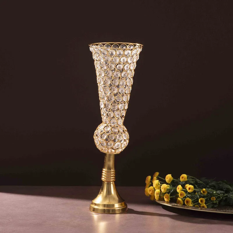 Irellis Bloom Vase (Gold) - Set Of Two media 3