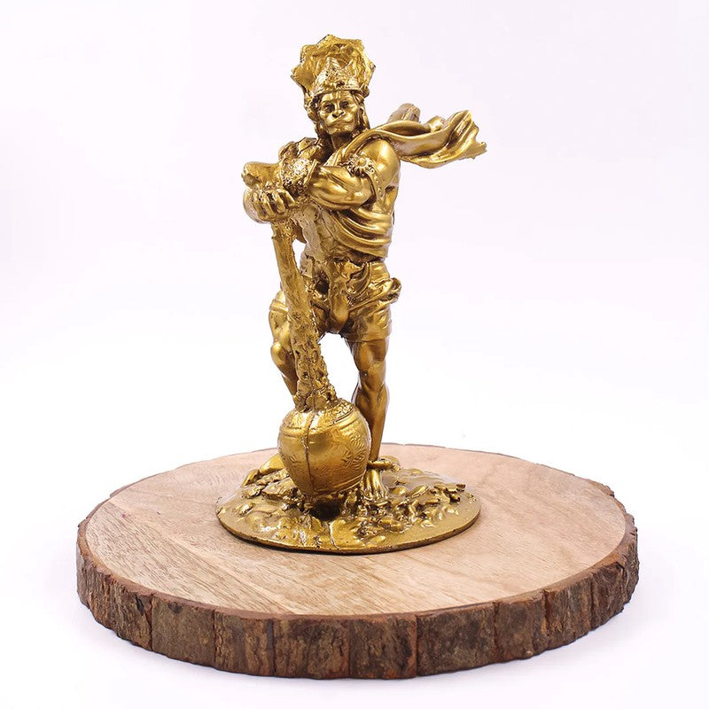 Lord Hanuman Divine Bronze Idol media 5