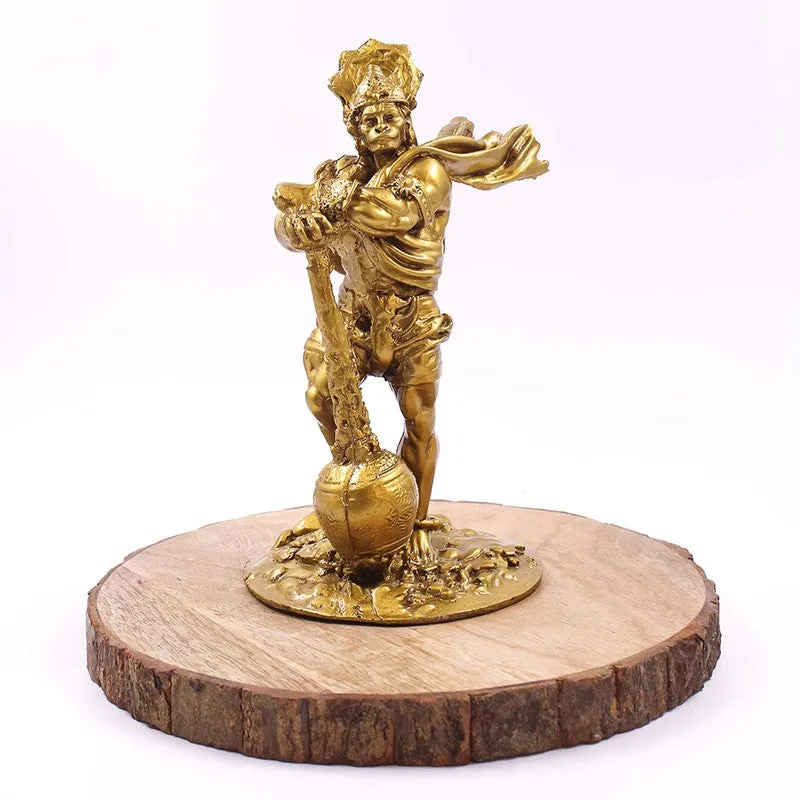 Lord Hanuman Divine Bronze Idol media 5