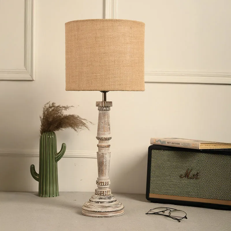 Empira Fabric Table Lamp - Beige media 2