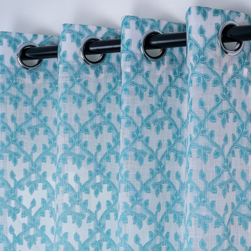 Nyrella Subtle Floral Curtain - Set Of Two media 7