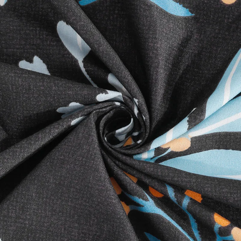 Iris Isle Floral Bedsheet - 130 GSM media 5