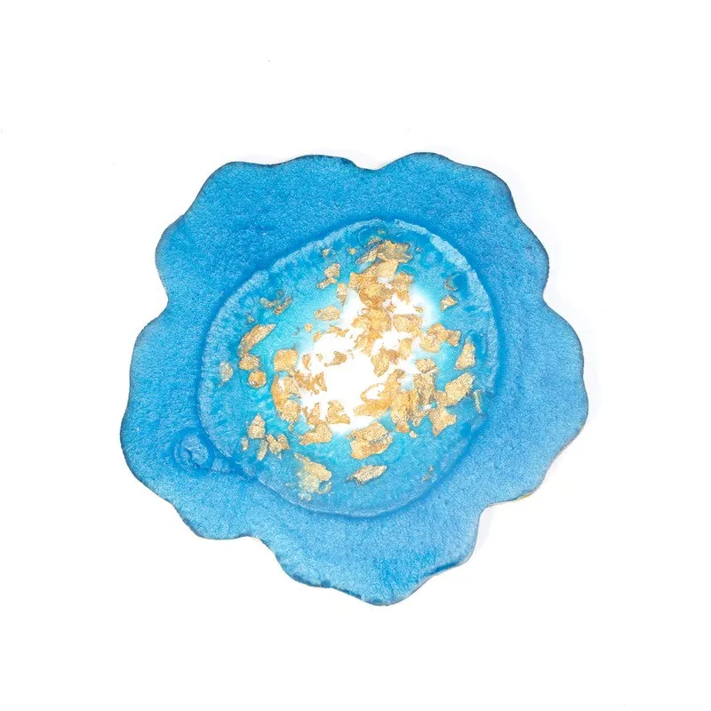 Celeste Crystal Coaster (Blue) - Set Of Four media 6