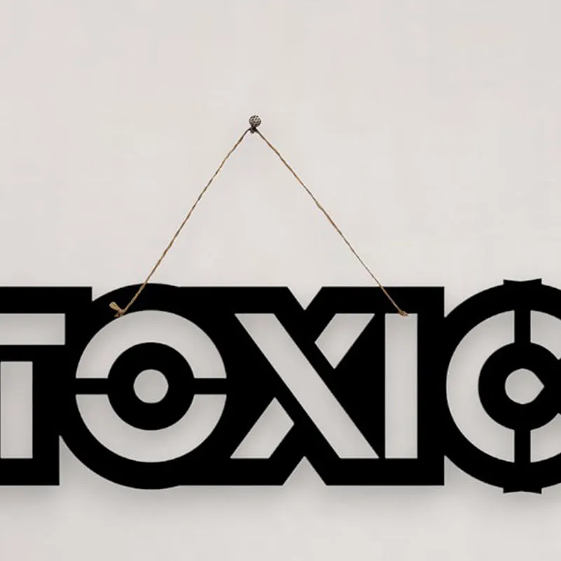 Toxic Mild Steel Wall Accent media 4