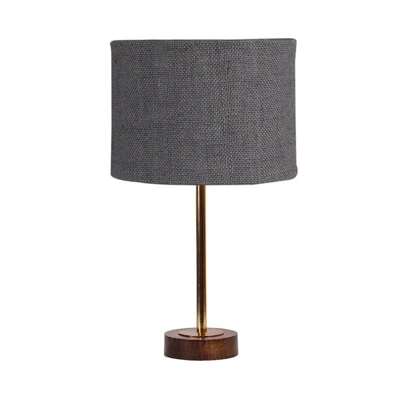 Sienna I Rodin Wooden Table Lamp - Grey,Gold,Brown media 4