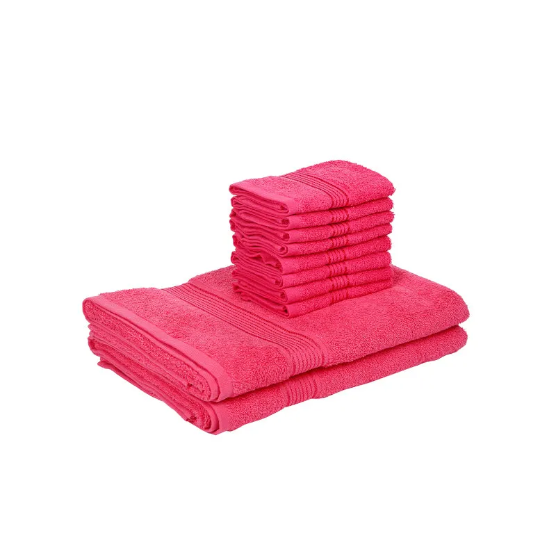 Bodil Towel Combo (Pink) - Set Of Ten media 4