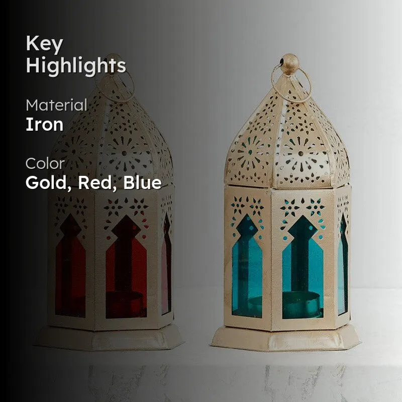 Frusa Morrocan Lantern Tealight Candle Holder - Set Of Two media 2