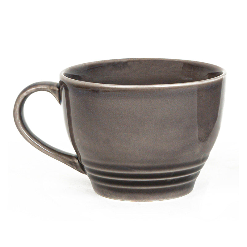 Gradient Brew Ceramic Coffee Mug (Smoke Grey) - 500 mL image 5