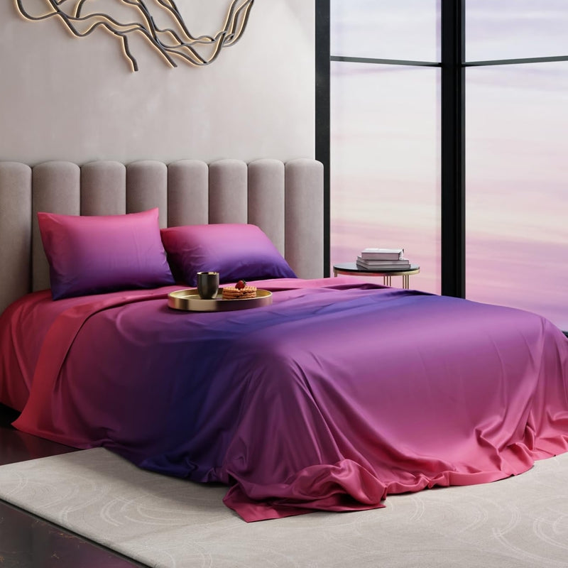 Sundowner Affair Satin Bedsheets - 150 GSM
