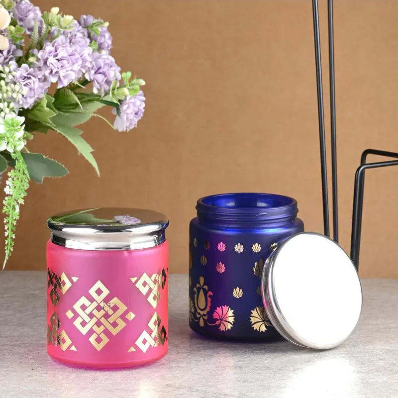 Indian Charm Glass Jar (550 mL Each) - Set Of Two media 4