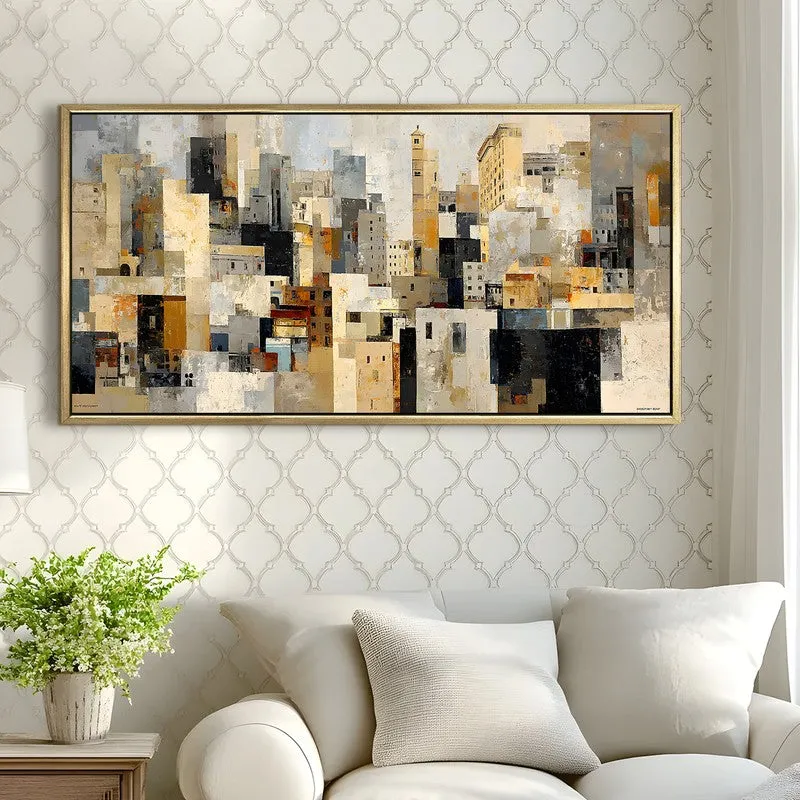 Stonefold Canvas Wall Painting With Frame media 4