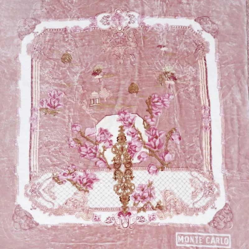 Monte Carlo Blush Serenity Blanket - 1000 GSM media 6