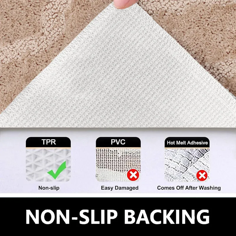 Scotch Waves Microfiber Bath Mat - Beige media 4