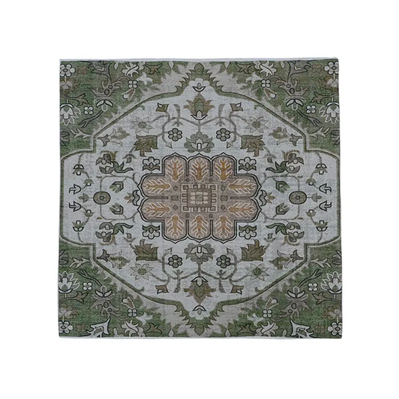 Barakah Ethnic Prayer Mat (Green) - 550 GSM media 3