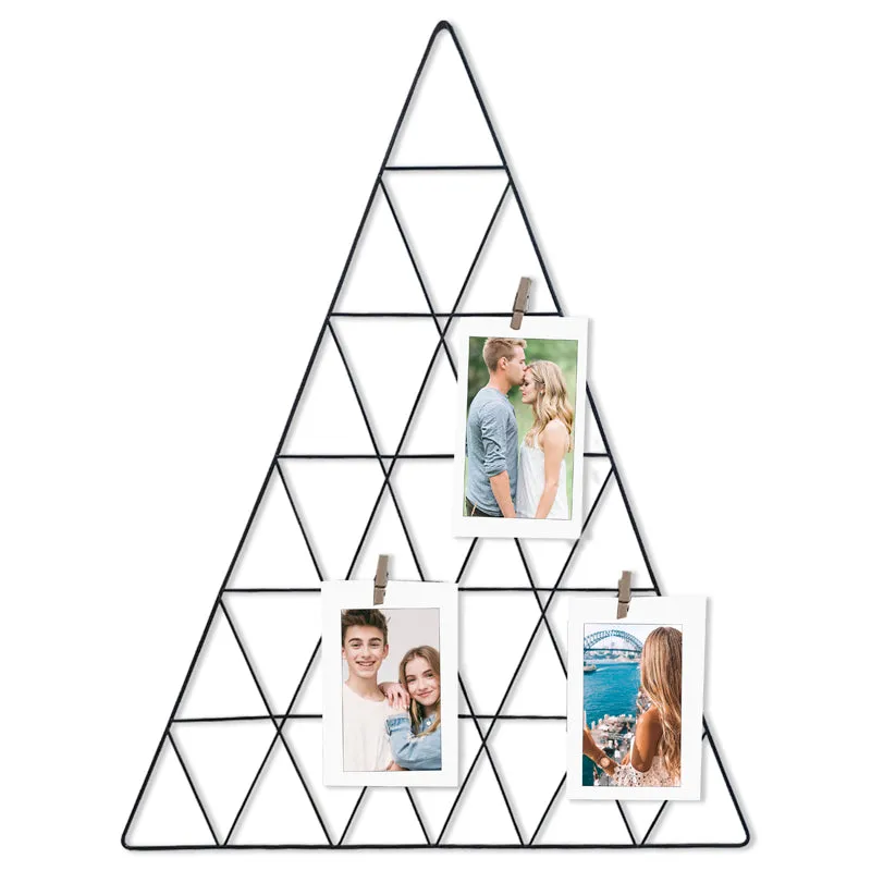 Trikona Metal Photo Frame - Black media 4