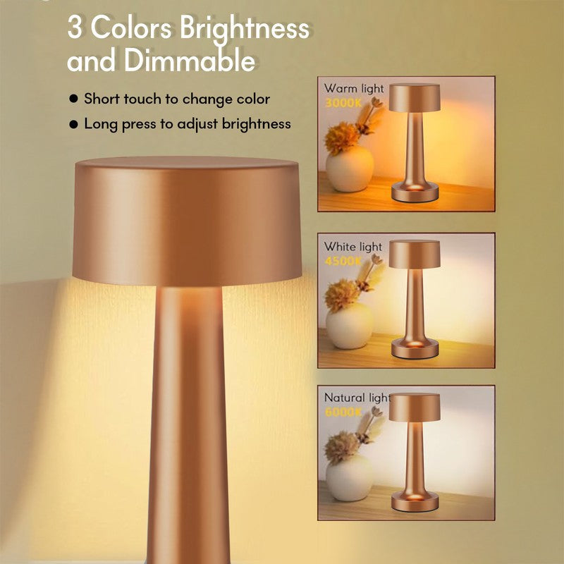 OptiLume Multi Metal Table Lamp - Rose Gold media 4