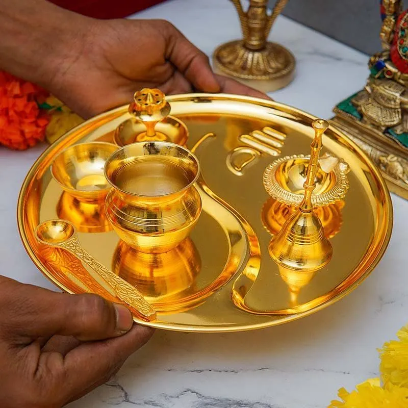 Shubh Pooja Thaali- Gold media 3