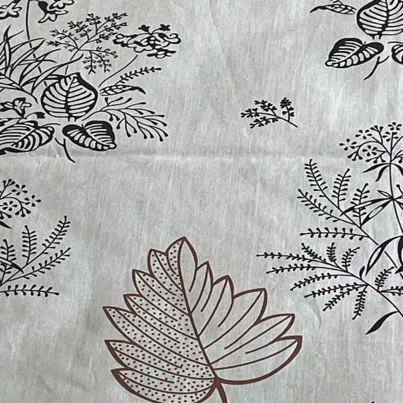 Bloom Veil Cotton Bedsheets (Beige) - 400 TC media 6